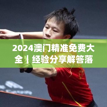 2024澳门精准免费大全｜经验分享解答落实