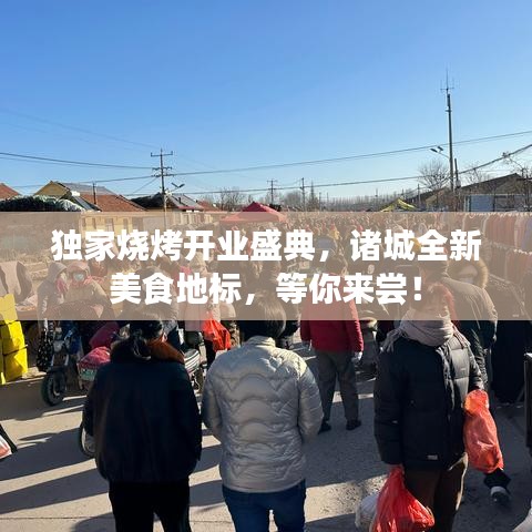 独家烧烤开业盛典，诸城全新美食地标，等你来尝！