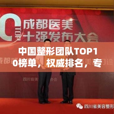 中国整形团队TOP10榜单，权威排名，专业之选