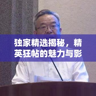 独家精选揭秘，精英狂帖的魅力与影响力不容小觑
